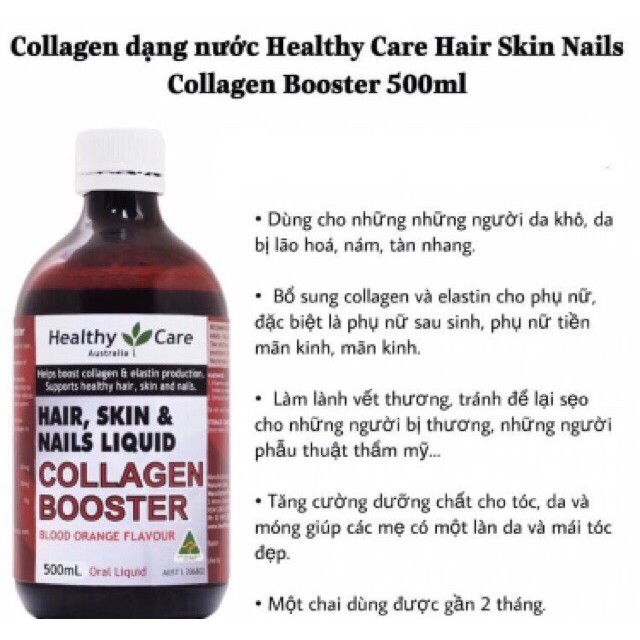 Collagen Booster Hair, Skin & Nails 500ml