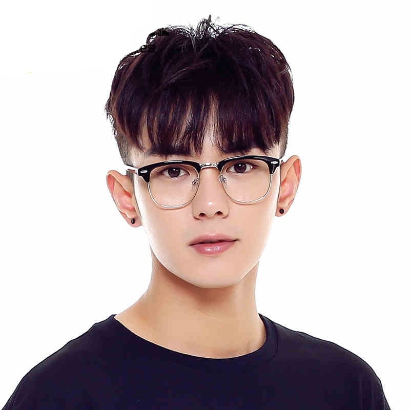 (AIMURUSI) COD Mắt Kính Gọng Kim Loại Chống Bức Xạ Phong Cách Cổ Điển Thời Trang Unisex