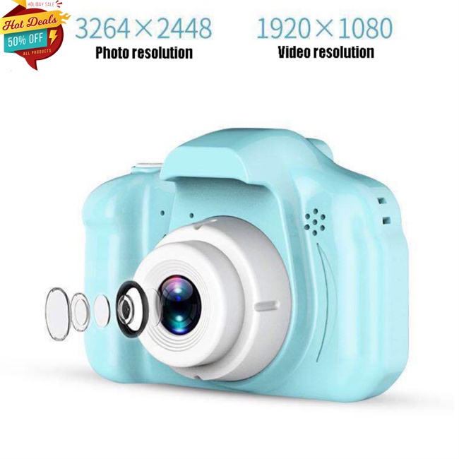 Máy Quay Phim Kỹ Thuật Số Hd Thông Minh Màn Hình Hd Sạc Được Dành Cho Trẻ Em