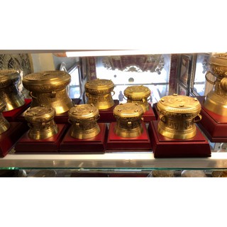 Trống Đồng Quà Tặng Đồng Đại Bái Quà Biếu Trống Đồng Để Bàn Làm Việc Phong Thủy Kích Thước 10cm, 12cm, 15cm