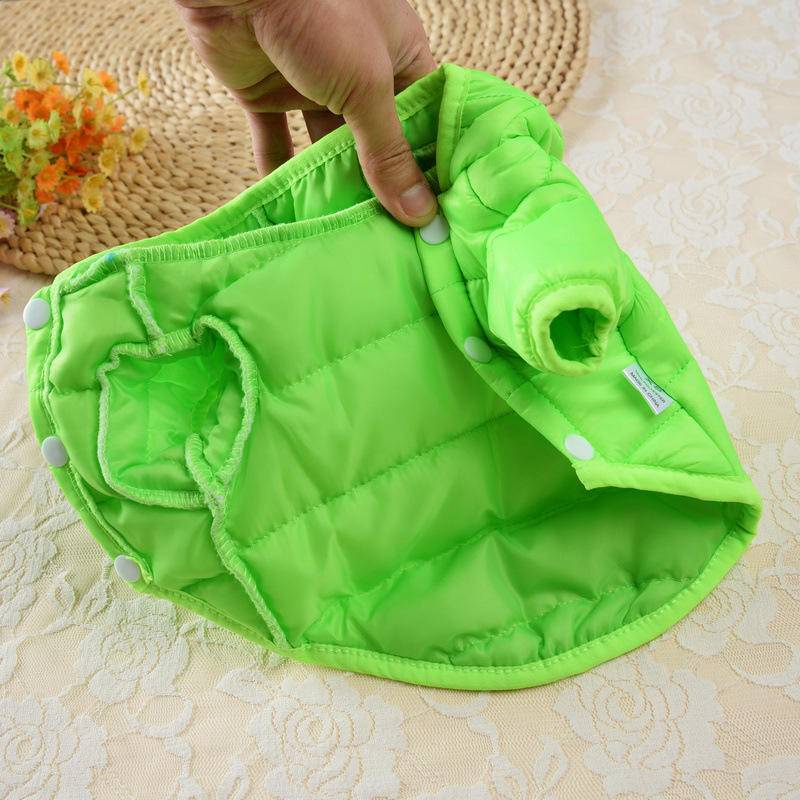 Áo Khoác Phao Giữ Ấm Thời Trang Thu Đông Cho Thú Cưng