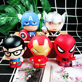 Móc khóa hình nhân vật siêu anh hùng dễ thương