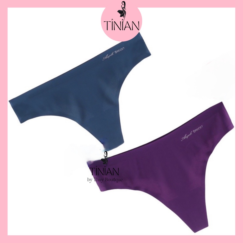 Quần lọt khe su TINIAN gợi cảm thun lạnh trơn không đường may sexy cao cấp 009