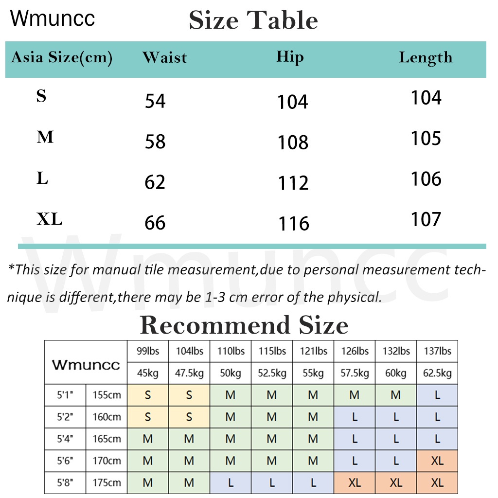 Wmuncc Quần Legging Thể Thao Lưng Cao Dáng Suông Mau Khô Có Túi Thời Trang Cho Nữ