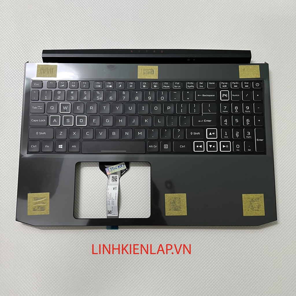 Thay bàn phím keyboard laptop acer nitro 5 an515-45 an515-56 an515-57 chính hãng
