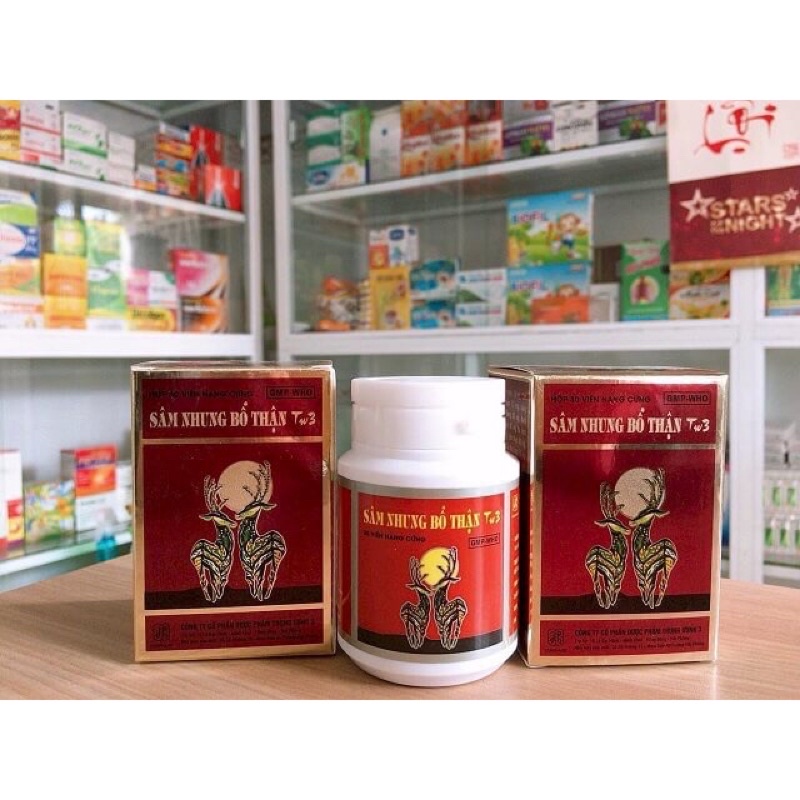 SÂM NHUNG BỔ THẬN TW3 lọ 30 viên