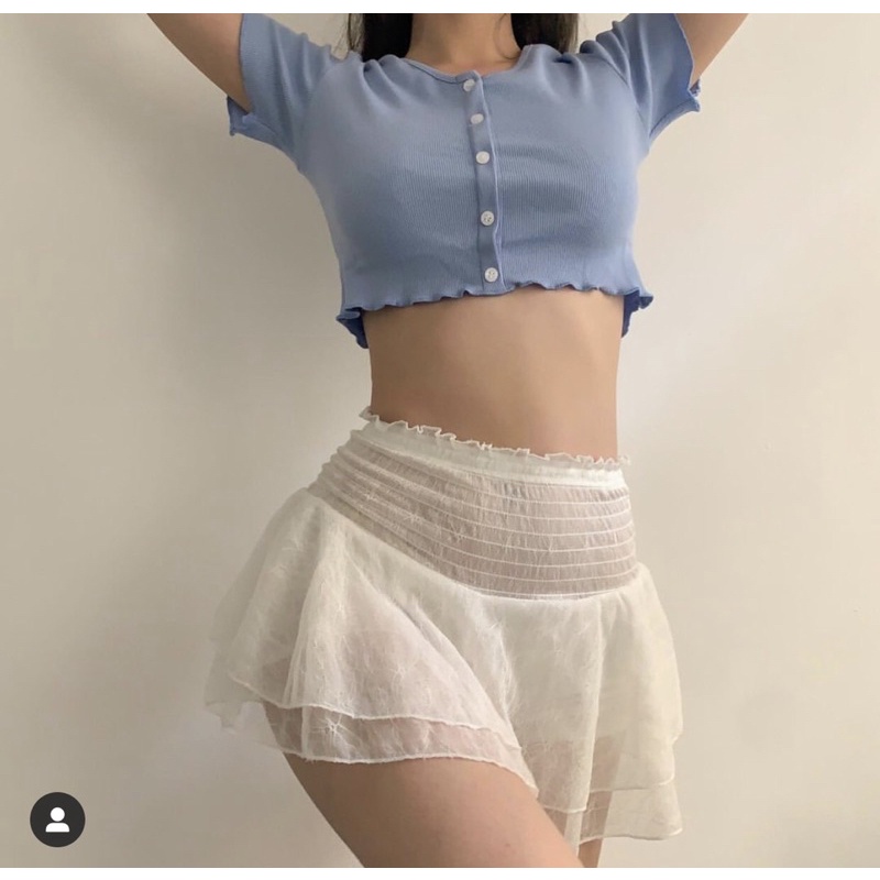 CROPTOP XANH ERRORIST