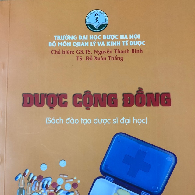 Sách - Dược cộng đồng (Sách đào tạo dược sĩ đại học)