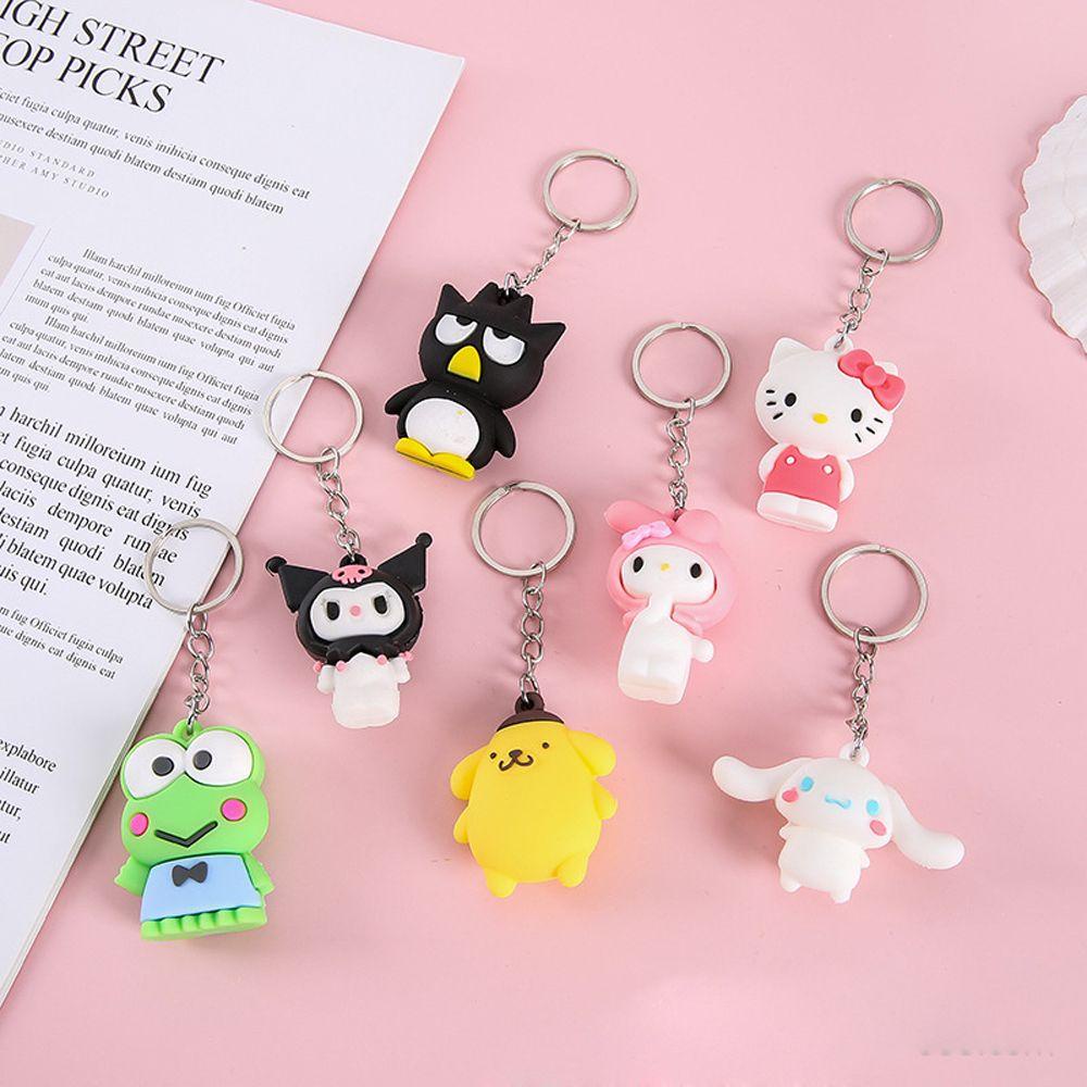 LANFY Móc Khóa Hình Nhân Vật Kuromi 3D Dễ Thương