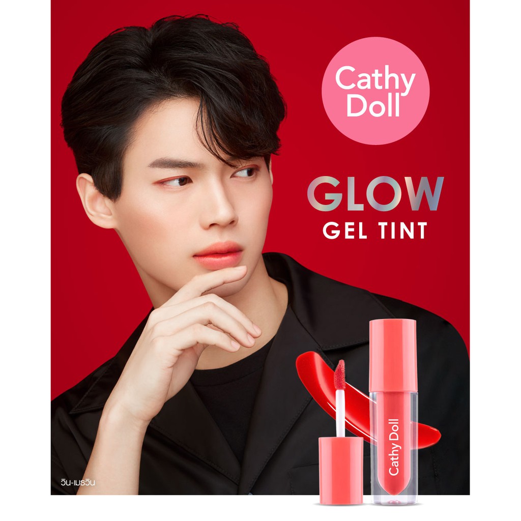 Cathy Doll Glow Gel Tint 2.4g Son Tint Glow Gel Tint Cathy Doll Thái Lan[ Tặng kèm ảnh Win]