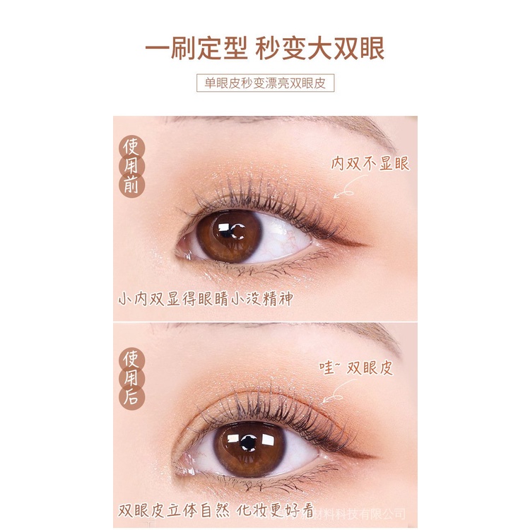 Kem Tạo Mắt Hai Mí Tự Nhiên Lâu Trôi Nhanh Khô Không Gây Dị Ứng