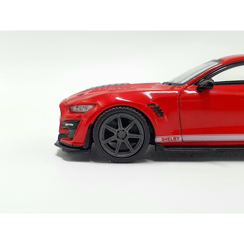 Xe Mô Hình Ford Shelby GT500 SE Widebody Ford Race Red LHD 1:64 MiniGT
