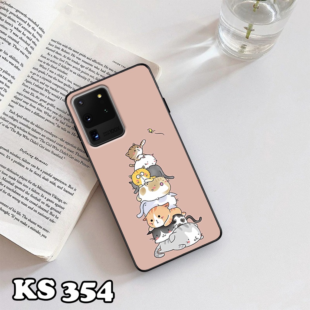 Ốp lưng Samsung S20 - S20 Plus - S20 Ultra - S2- FE - Ốp Samsung in hình Cat&amp;Bear - Chất liệu TPU siêu bền