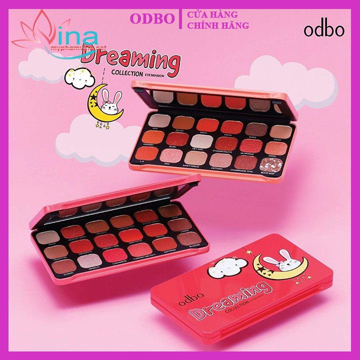 Màu Mắt Odbo Dreaming Collection OD224 No.3 Thỏ Ngọc 18 Ô