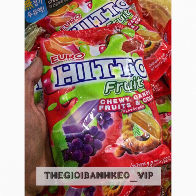 Combo 3 gói Hitto trái cây thái lan 280gr