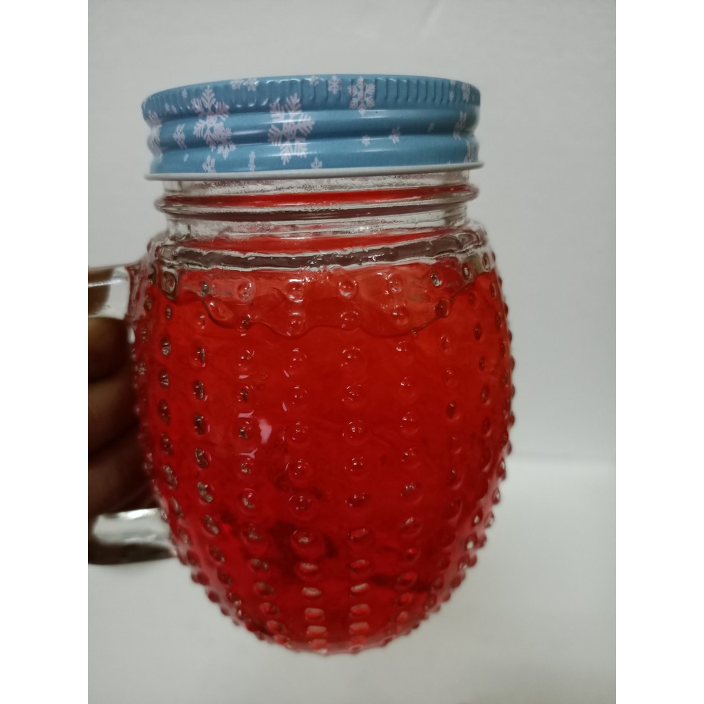 Ca Quai Thủy Tinh Tròn Chấm Bi 400ml