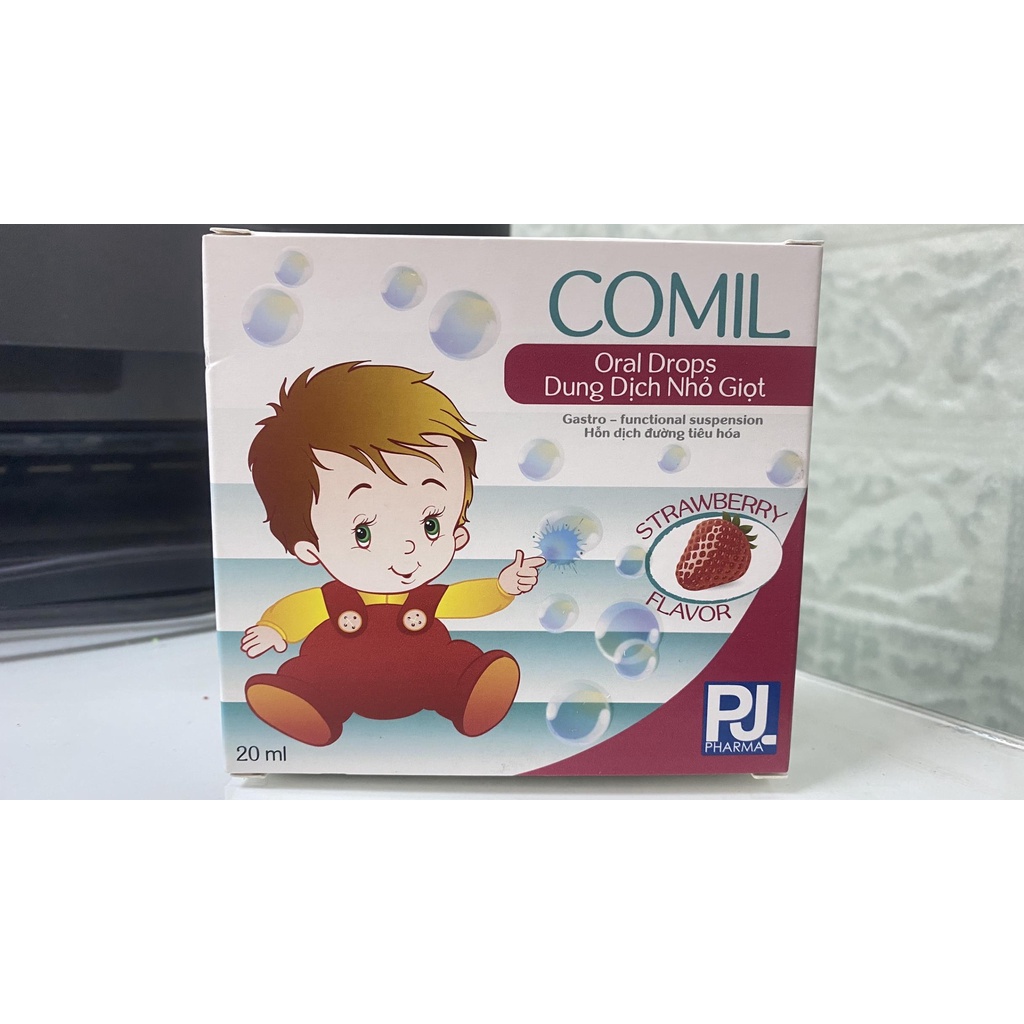 Comil Oral drop.Giúp trẻ sơ sinh giảm nôn trớ,đầy hơi,chướng bụng,khó tiêu