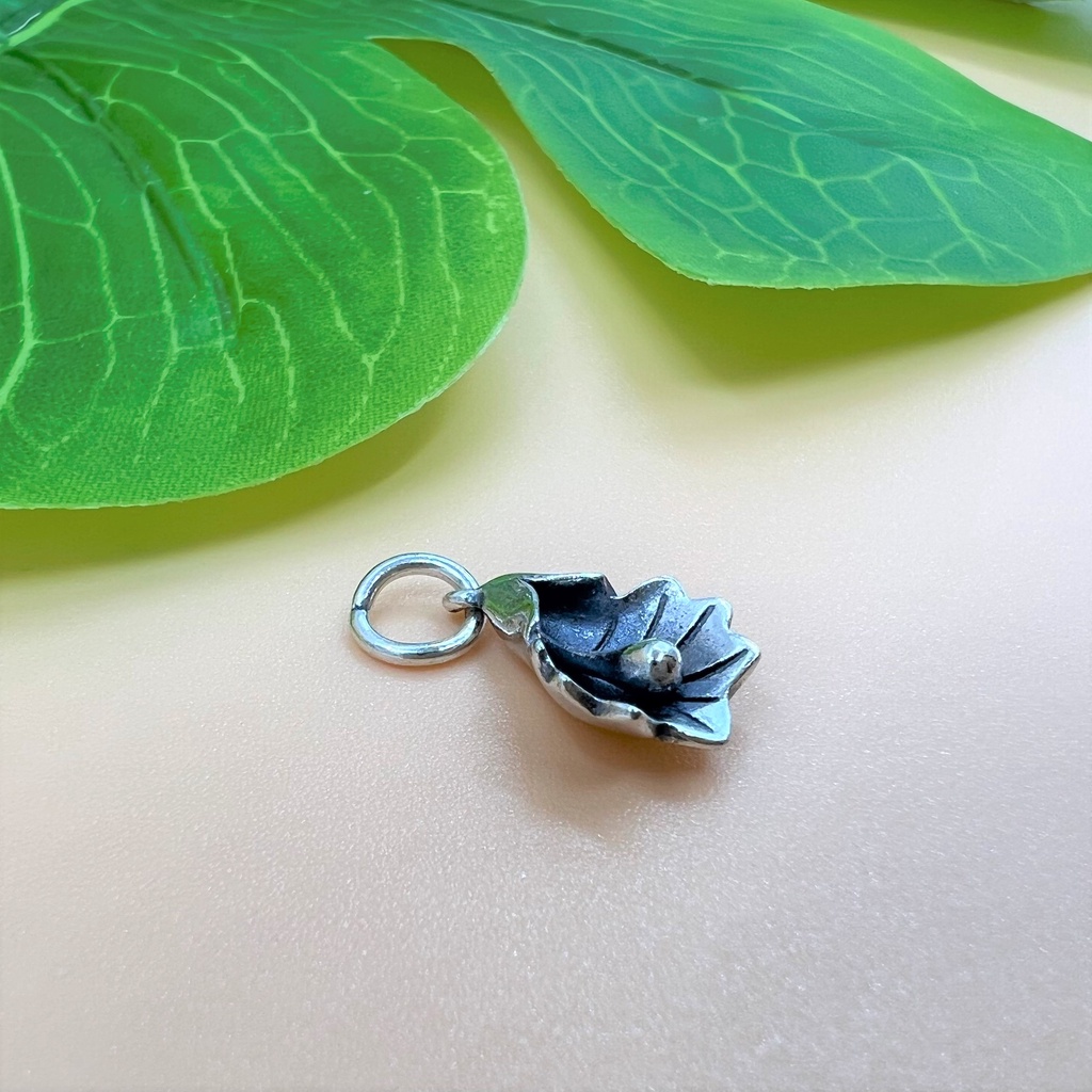 Charm móc treo hoa loa kèn bạc thái - Charm Bạc 925 - Mã CA885