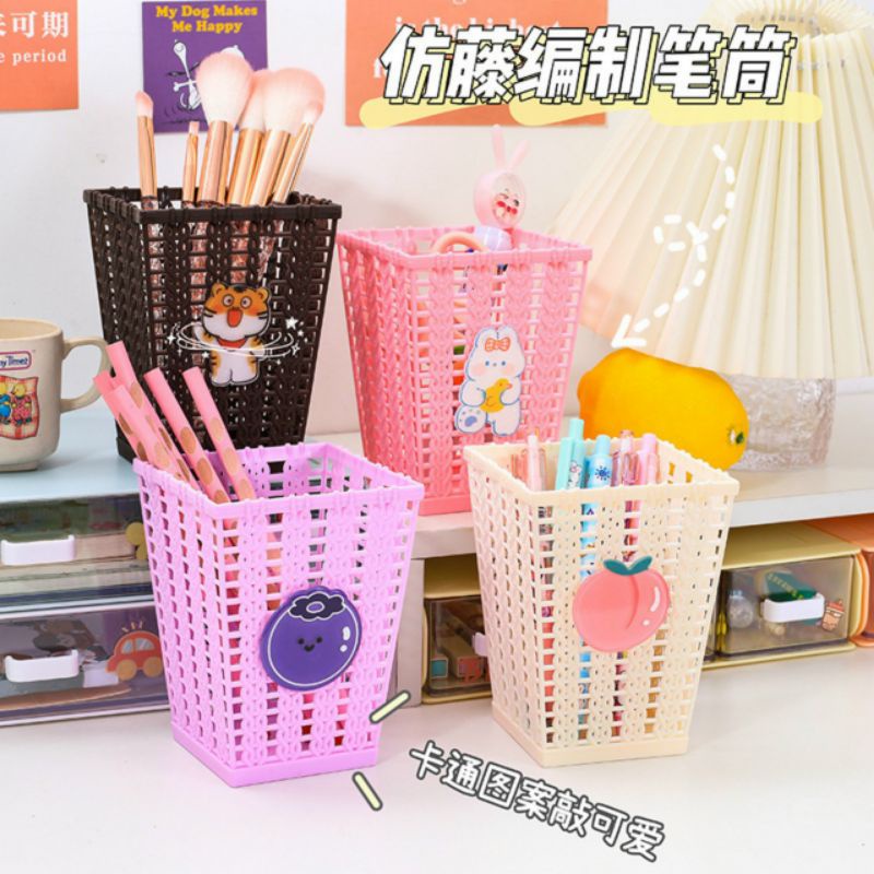 Ống đựng bút, đựng cọ trang điểm - Đựng đồ dùng học sinh, văn phòng phẩm