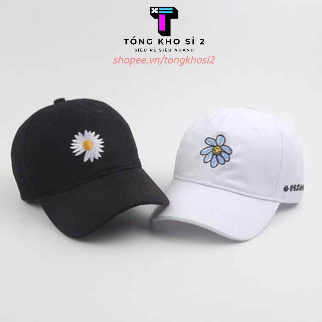 PVN13541 Mũ lưỡi trai hoa cúc hàng Quảng ChâuT2