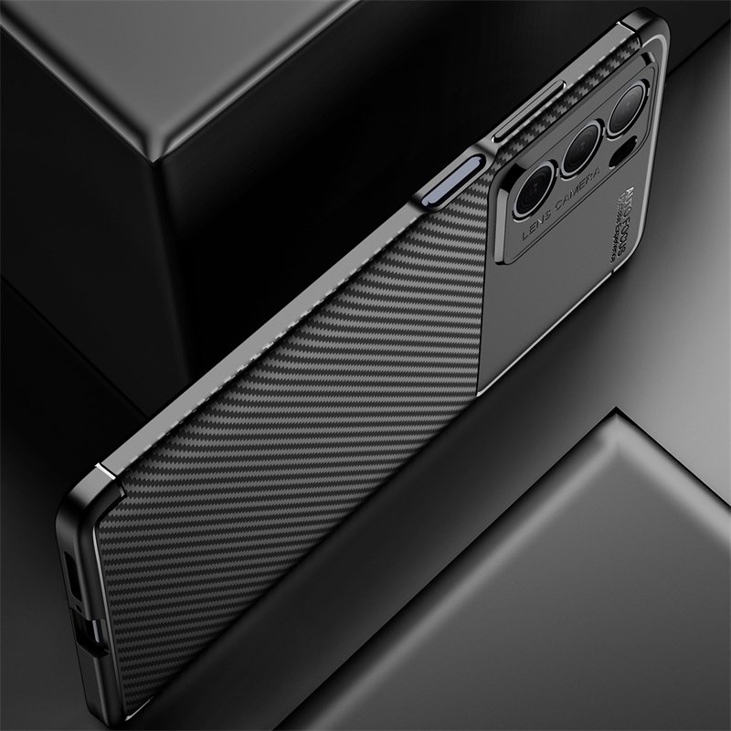 Ốp Điện Thoại TPU Mềm Sợi Carbon Chống Sốc Cho Motorola Moto Edge X30 S30 20 Lite 20 Fusion 20 Pro