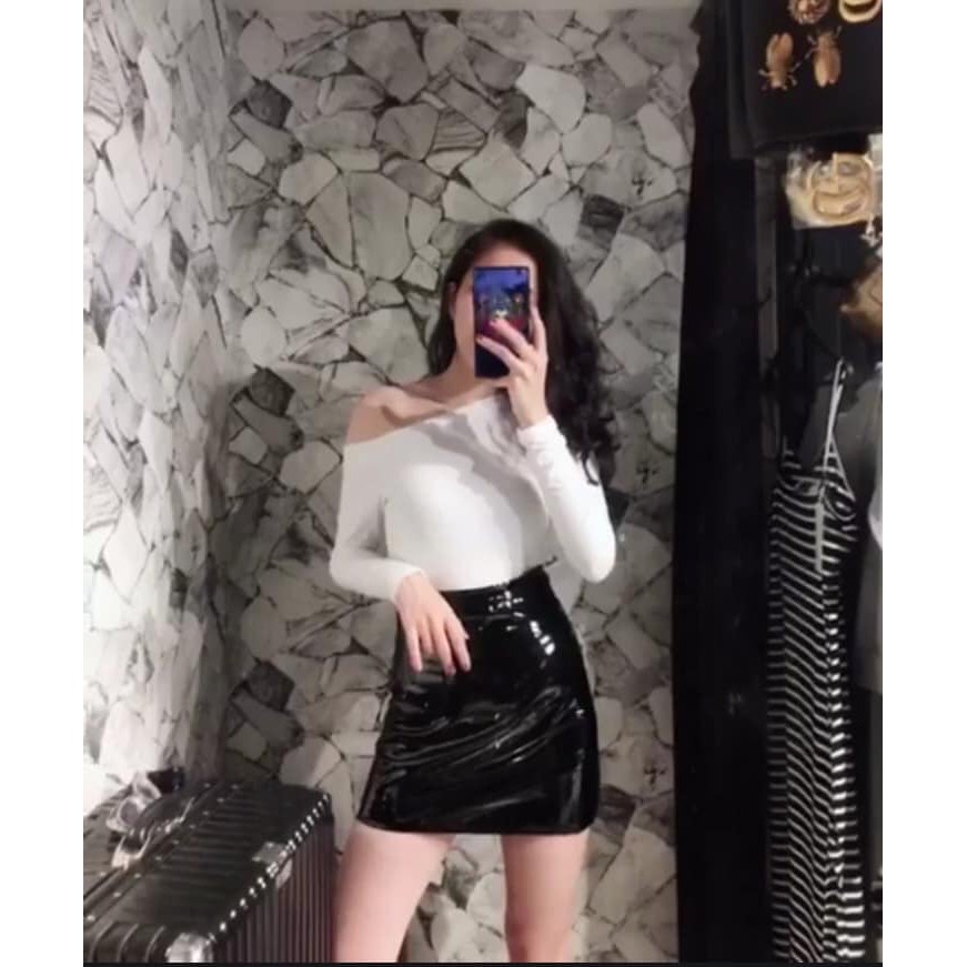 🎀 Chân váy da bóng trơn!!!!