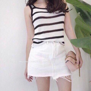 QUẦN GIẢ VÁY TRẮNG - ĐEN