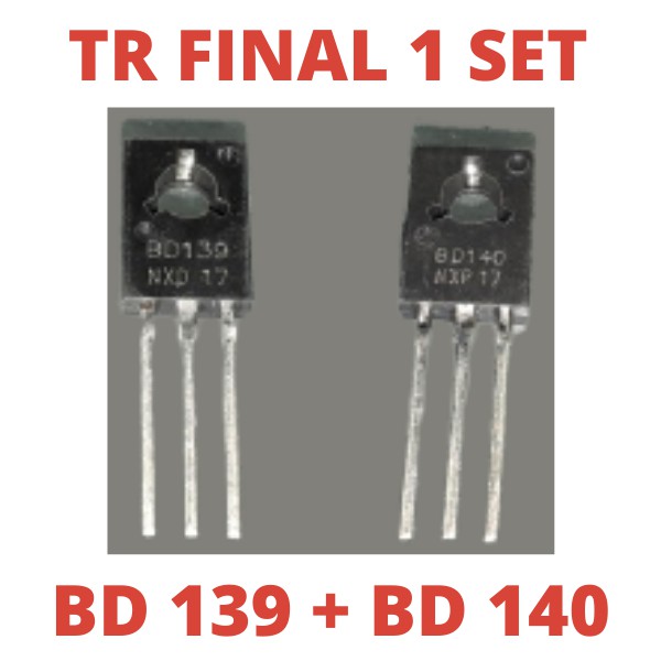 Linh Kiện Bán Dẫn Tr Final Bd139 + Bd140 Pinal Ampli D139 D140 Bd 139 140 Aisi