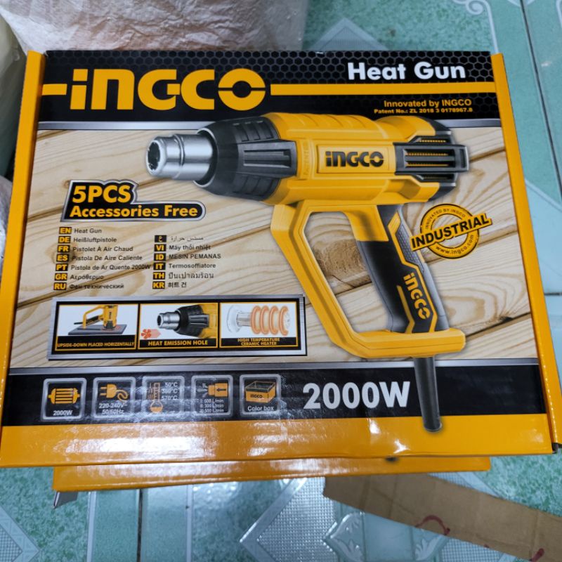 2000W Máy thổi hơi nóng INGCO HG200028