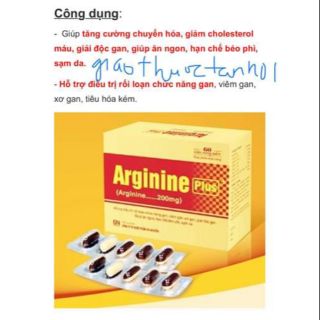 Bổ gan arginine