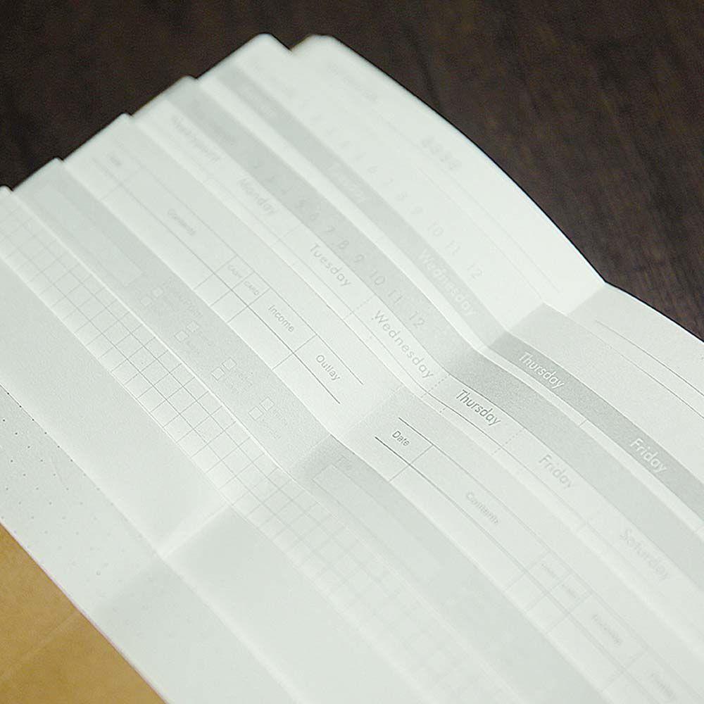 Giấy Kraft Vuông Lên Kế Hoạch Tuần Sáng Tạo