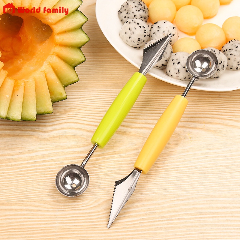 Dao thìa tích hợp cắt tỉa trái cây đa năng (nhiều màu)