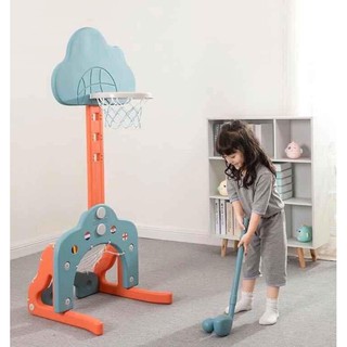 [FREESHIP TOÀN QUỐC] Cột bóng rổ bóng đá golf cho bé, Cột bóng rổ đám mây SQLQJ111