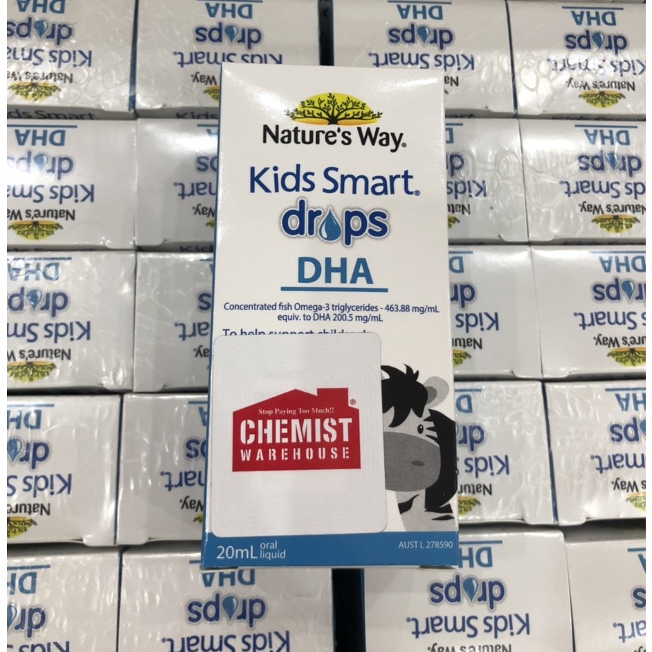 DHA Nature’s Way Kids Smart Drop DHA dạng giọt 20ml - Hàng Nội Địa Chemist