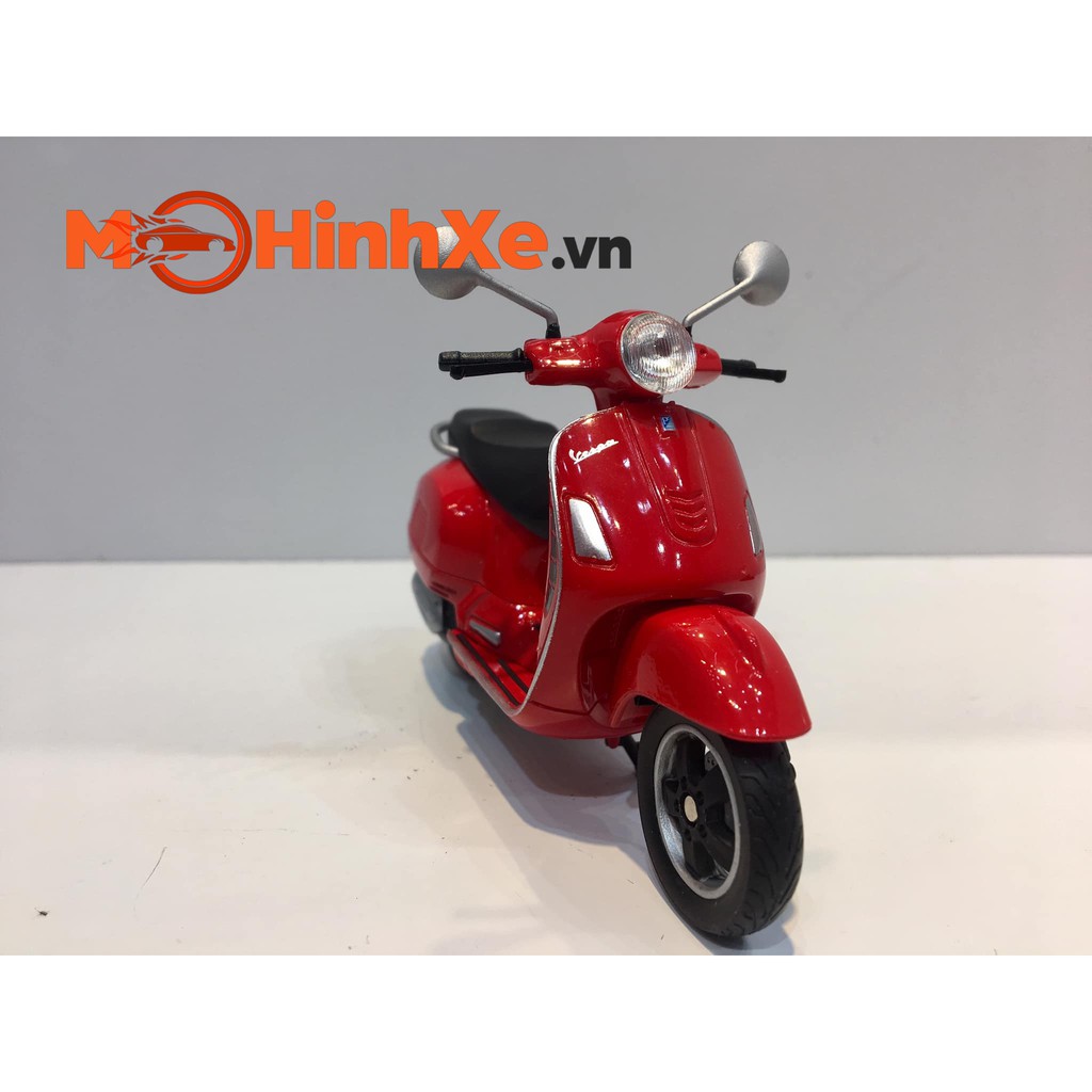 MÔ HÌNH XE VESPA GTS 125CC 2017 1:18 WELLY