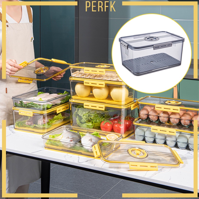 Hộp đựng bảo quản thực phẩm trong tủ lạnh có nắp đậy tiện lợi