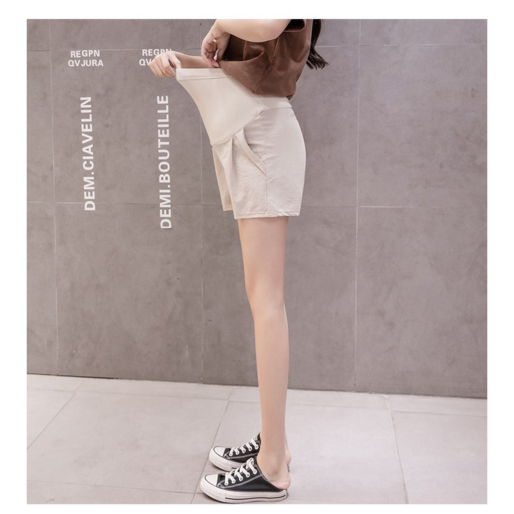 Quần Đùi Sooc Bầu Đũi Mát Q318