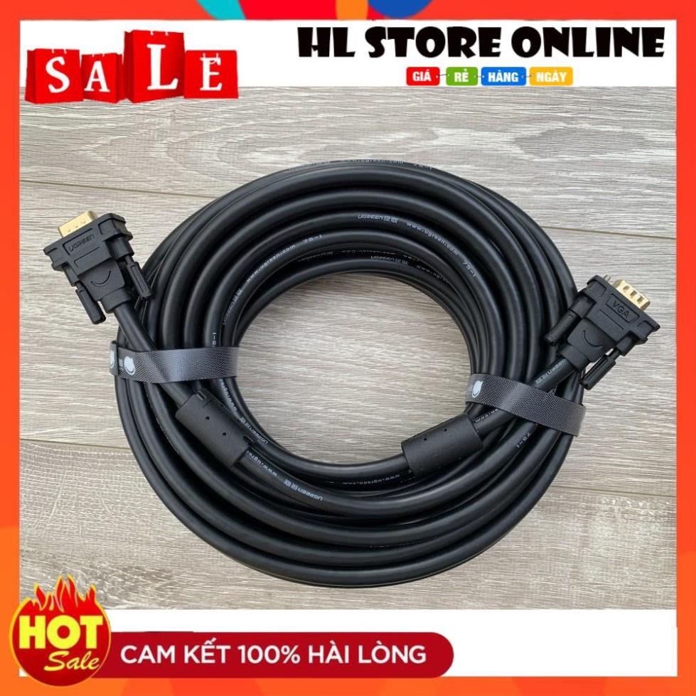 💖 Cáp VGA 2 Đầu Dài 20M Chính Hãng Ugreen 11635