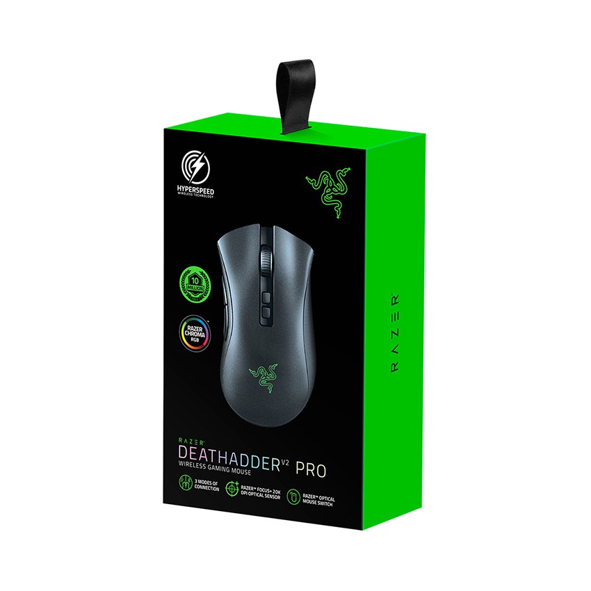 Chuột Chơi Game Không Dây - Razer DeathAdder V2 Pro - Hàng Chính Hãng - Bảo Hành 24 Tháng