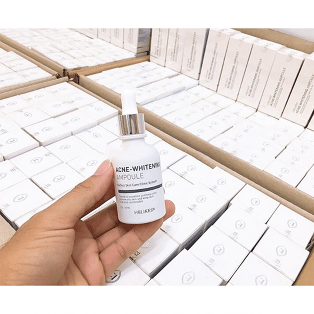 Tinh Chất Giảm Mụn, Trắng Da Ilakia Helikes Acne Whitening Ampoule 30ml