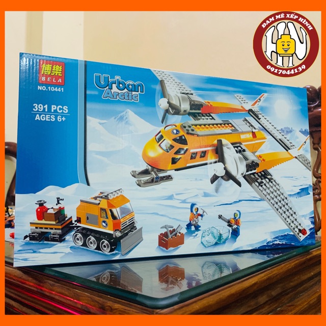 Đồ chơi xếp hình - Bela 10441 - Thám hiểm Bắc Cực - Hàng đẹp !