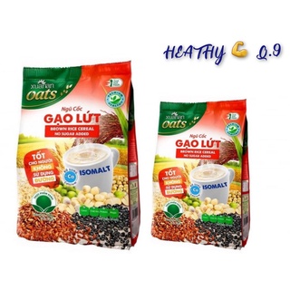 Combo 2 Gói Bột Ngũ Cốc Ăn Kiêng Gạo Lứt Huyết Rồng Xuân An 400Gr(Tặng Ly Sứ Hoặc Tặng Yến Mạch 180gr))