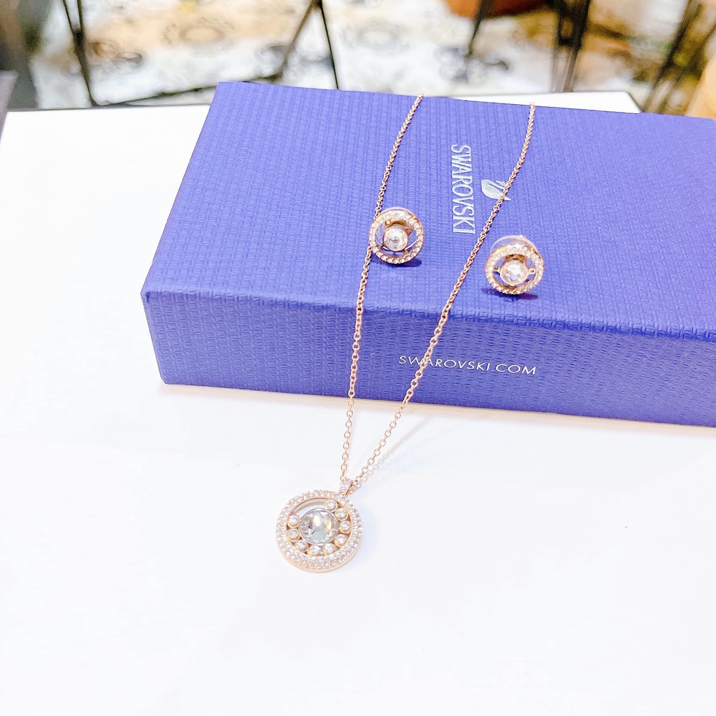 Swarovski - Set dây chuyền kèm hoa tai pha lê 5444064