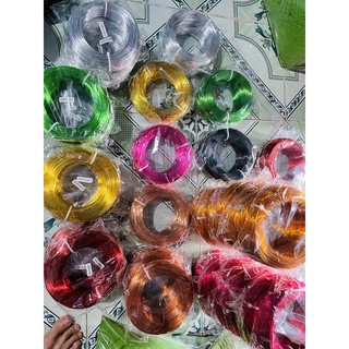 Dây nhôm mạ màu làm bonsai handmade! cuộn 500g loại1mm