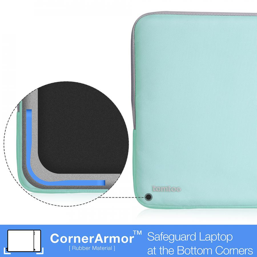 TÚI CHỐNG SỐC TOMTOC A13  360° PROTECTIVE SURFACE, LAPTOP, MAC LIGHT BLUE