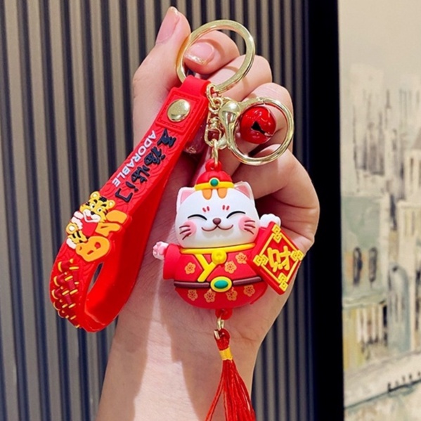 Móc Khóa Hình Mèo Nafu Xinh Xắn