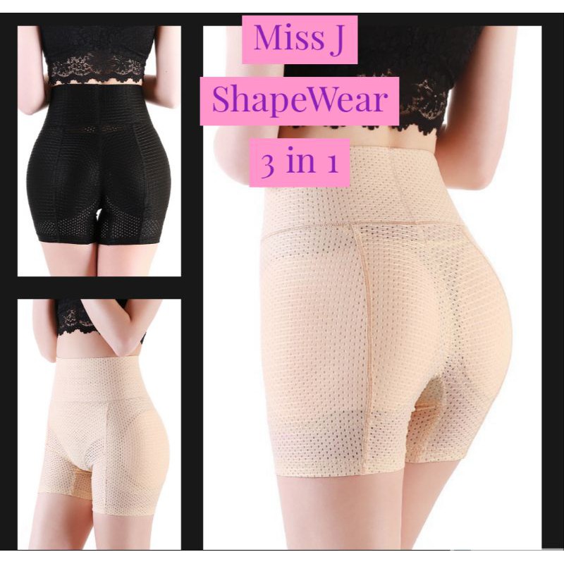 Quần độn mông và hông gen bụng - định hình eo nịt bụng nâng mông Miss J 3in1 tạo dáng đồng hồ cát có bigsize dưới 100kg | BigBuy360 - bigbuy360.vn