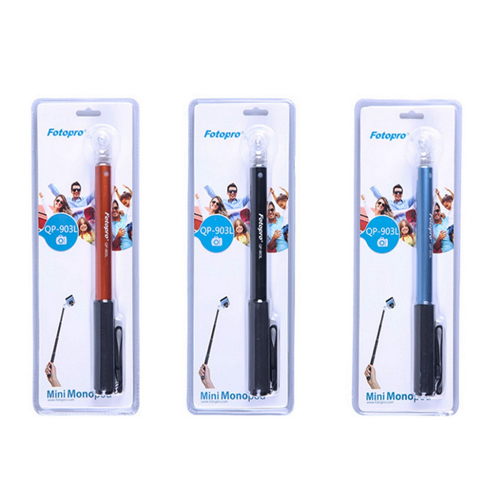 Gậy chụp ảnh monopod Fotopro QP 903L phù hợp với điện thoại thông minh,máy ảnh mirrorless,gopro tặng kèm kẹp điện thoại