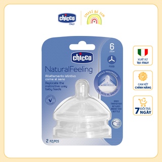 Núm ty thay bình sữa Chicco Natural Feeling 0+,2m+,4m+,6m+