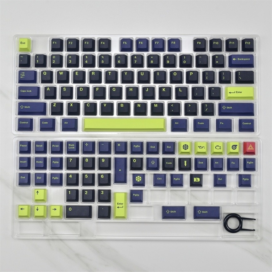 129 Phím Night Run Keycap Cherry Profile PBT Dye Sub Bàn phím cơ học Keycap